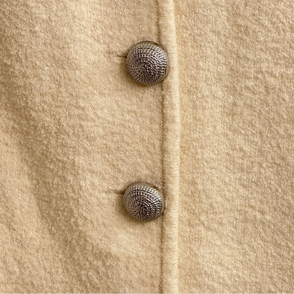 H&M Edition Cream Wool Blend Knit Vest SZ XL - Picture 6 of 9